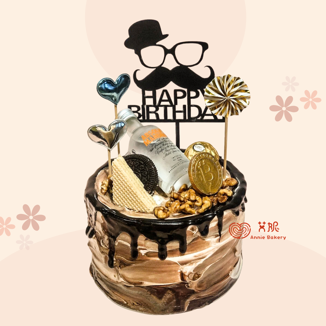 創意主題蛋糕-酒瓶蛋糕